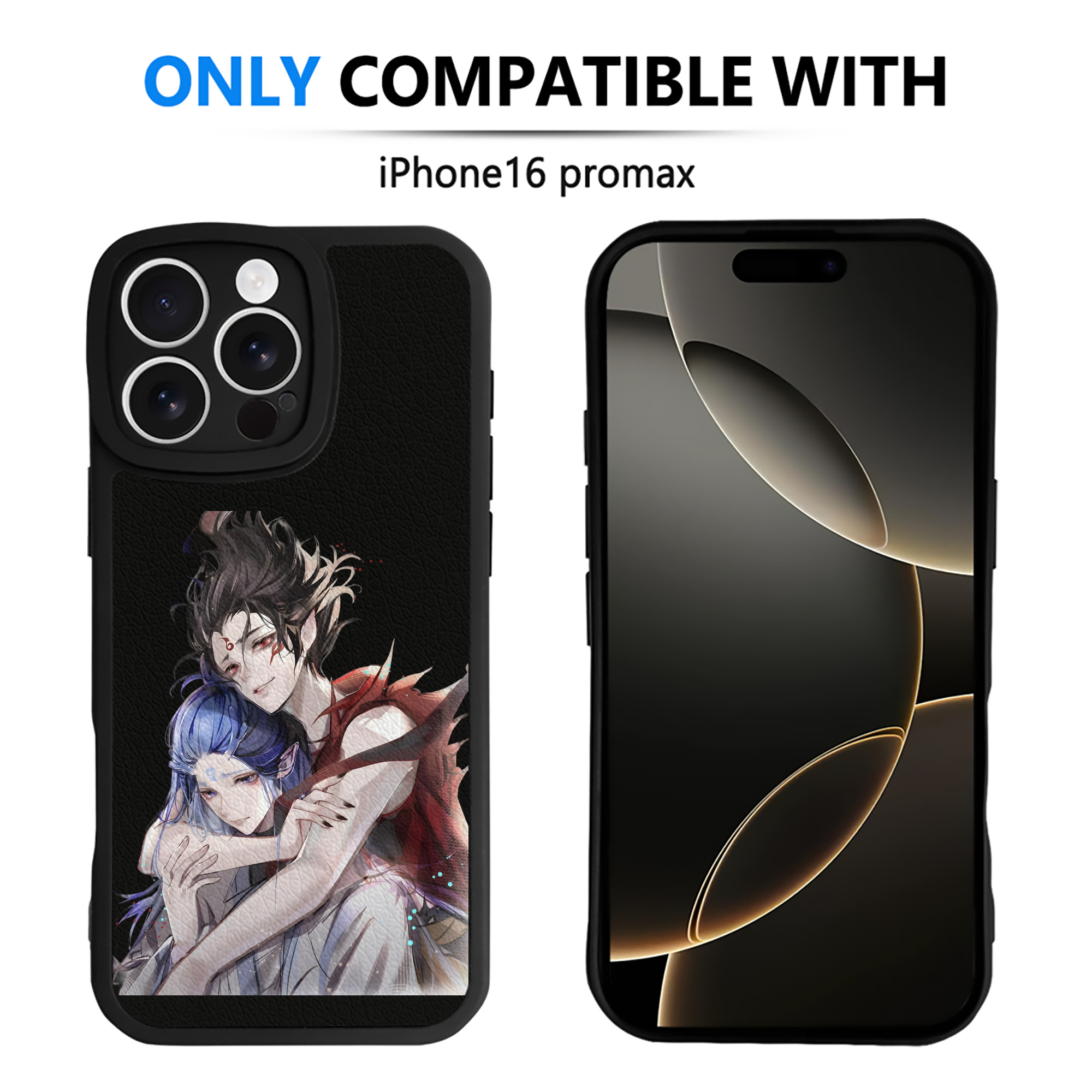 （画像用） Ne Zha 2 ナタ 魔童の大暴れ 【iPhone 16シリーズ対応】シリコンスマホケース（レザー調） 材質：シリコン
